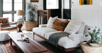Malibu western-style living room