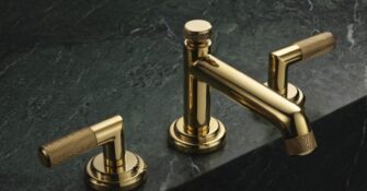 Unlacquered Brass Sink